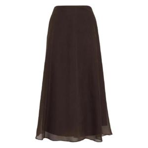 25 SS Brunello Cucinelli 실크 미디 스커트 MF940G3877C4222 TP439032916