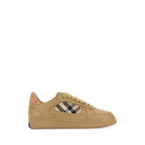 BURBERRY Beige leather Terrace sneakers 8112360 C1309