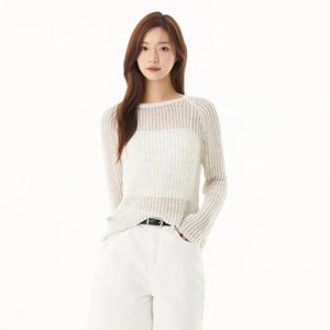 플라스틱아일랜드  멀티사 니트 (PR2KL561)