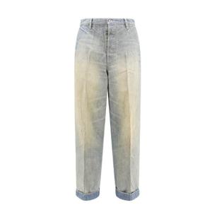 Kenzo 로고 패치 테이퍼드 레그 진 FE55DP3336H7 DY TP942848341