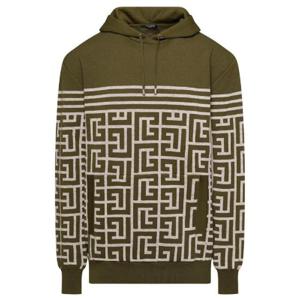 Balmain PB 모노그램 드로스트링 후드티 AH1JR070KD54 UDW TP942877574