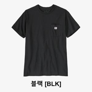 파타고니아코리아 (37762Q5) 숍 스티커 포켓 리스판서빌리-티 셔츠 반팔 SC