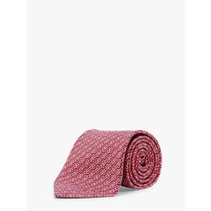 FERRAGAMO Silk tie with Trofeo print 350948