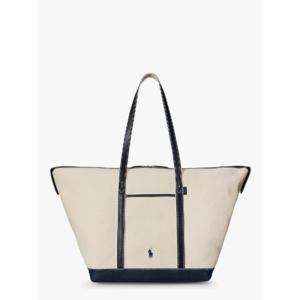 POLO RALPH LAUREN Canvas travel bag with leather profiles 428973072