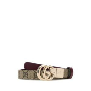 GUCCI GG Supreme fabric GG Marmont reversible belt 65941892TIG 9792