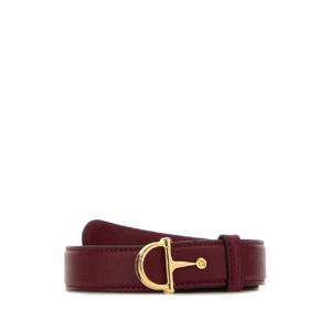 GUCCI Burgundy leather belt 836993AAEC2 6207