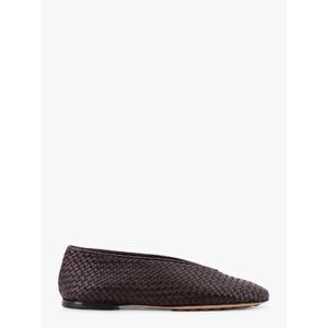 BOTTEGA VENETA Rosa woven leather ballerinas 837887