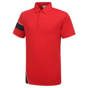 [와이드앵글] WMM21248O6 남성 CF FIN FIT 사선 배색 반팔티셔츠