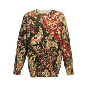 Etro 페이즐리 인타르시아 니트 크루넥 점퍼 MRKF0072AK345 S9890 TP943182249