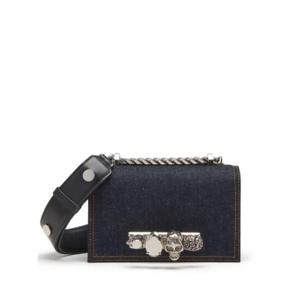Alexander McQueen 미니 주얼 데님 사첼백 7565211YBE2 4290 TP934654858