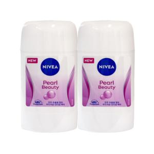 [니베아]니베아 펄 앤 뷰티 스틱 데오드란트 50ml x2