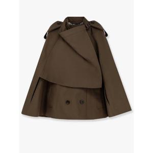 BURBERRY Cotton cape with Traditional Check lining 8113209