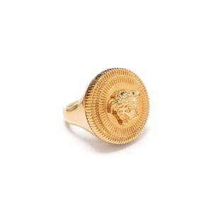 베르사체 Gold Tone Medusa Biggie Ring 10045941A00620 TP720018167