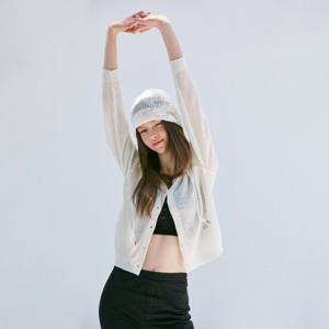 [에고이스트][BLUE LABEL]후드 네트 루즈핏 가디건(ER2OKG03,ER