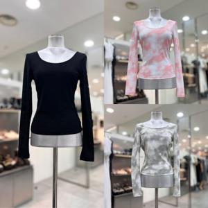 [에고이스트]U넥 슬림 베이직티셔츠 ER2CL960HJ