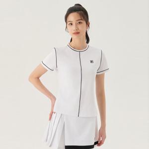 [휠라]경량 스트레치 스티치 포인트 반팔티 (FS2RSG2351F_WHI)