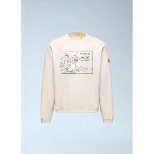 25 SS Moncler x Gilga Farm by Donald Glover 남성 Logo Motif Sweatshirt mgf0162006wht