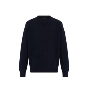 Moncler 로고 패치 크루넥 스웨터 9C00014M4281 745 TP934739238