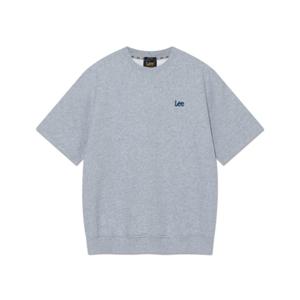 LEE 스몰 트위치 로고 반팔 맨투맨 B1 LE2502CR11 GR OT