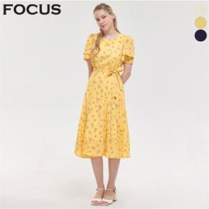 [포커스]포커스 티어드 슬리브 플라워 원피스_VF5M1OP3641