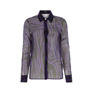베르사체 셔츠 10082281A07273 5BA60 BLACKORCHID