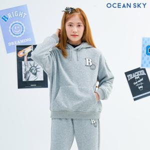 [오션스카이] 여아 투 포인트 그래픽 기모 후드티셔츠-CFJG5179D0B