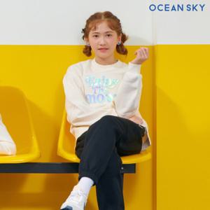 [오션스카이] 여아 볼륨 소매 절개 기모 맨투맨 티셔츠-CFJG5174D0A