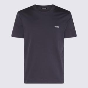 에르메네질도제냐 반팔 티셔츠 E7360A5B760B09 BLUE