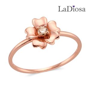 라디오사 14K 꼬냑다이아 여성반지 G14D-7896RM