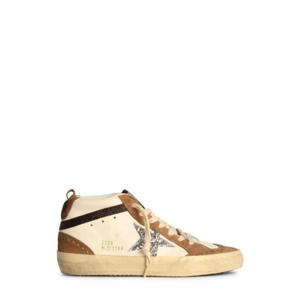 Golden Goose 디럭스 브랜드 미드스타 글리터 스니커즈 GWF00122F006158 WHITETABACCOSILVER11930 TP944319433