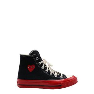 여성 Converse X Comme des Garcons 플레이 척 70 하이탑 스니커즈 AELMFRZ600114