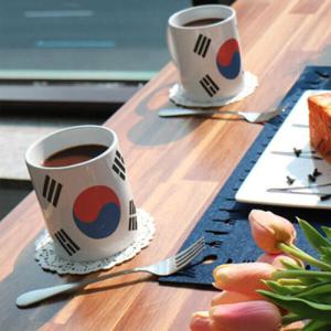 아트박스/꾸밈 ii347-디자인머그컵2p-태극기