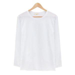 남자티셔츠 무지 화이트 면 라운드 티셔츠 MOD004 WHITE