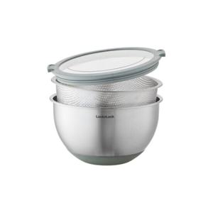락앤락 3 in 1 스텐 믹싱볼 세트 20cm (CKB015)