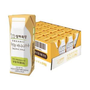 [매일유업]상하목장 유기농 바나나우유 125ml 24팩