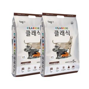 도그랑 강아지사료 클래식 10kg(5kg 2팩)