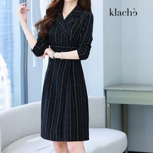 [클라셰] 레터링시크라인카라원피스_B3F0160