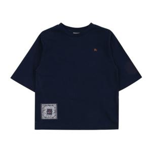 [빈]네이비 반팔 티셔츠 BX17TS01NV