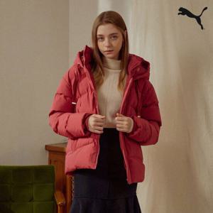 [푸마][PUMA] NEW 푸마스포츠 웰론 숏 푸퍼 패딩 여성 레드 B
