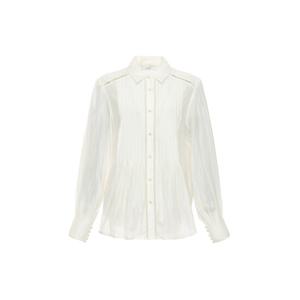 [SATIN] 래글런 주름 블라우스 S241P202