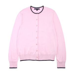 [브룩스브라더스] BB_[여성] 코튼 배색 가디건 (핑크) (BBWCWF7454CES)