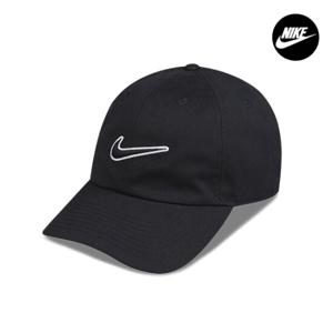 나이키 클럽 언스트럭처 스우시 남자 여성 볼캡 모자 FB5369-010