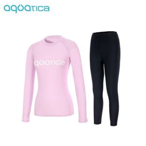 [아쿠아티카]아쿠아티카 여성 래쉬가드 AQAWTS23006+워터레깅스