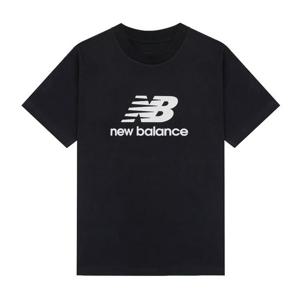 [뉴발란스 주니어]NB 뉴발란스 에센셜 스택드로고 코튼 반팔티 블랙 MT41502-BK