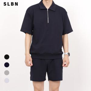 남녀공용 트레이닝 반집업 반팔티+반바지 셋업 Model No_SB053
