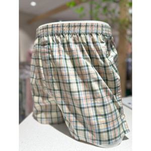 [바바라] 남성 체크 면 트렁크(AMT4403T)(BG)