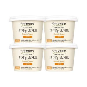[매일유업]상하목장 유기농 요거트 플레인 400g 4개