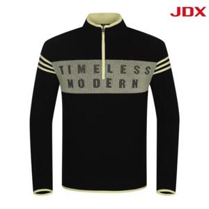 JDX 세이브존07 남성 보더형 반집업 니트 X1SPW1333BK