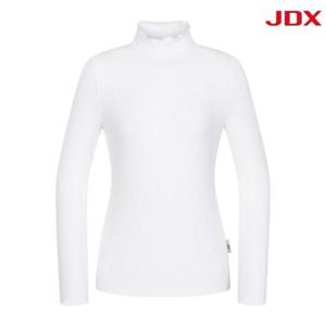JDX 세이브존07 여성 골지 하이넥 티셔츠 X2TLW5448WH