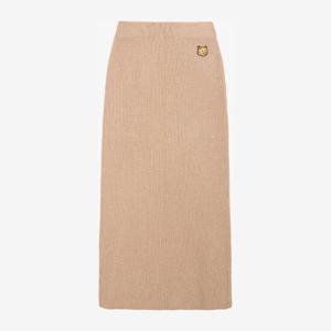 메종키츠네 미디스커트 LW01501KT1093 BEIGE MELANGE